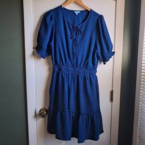 Draper James Navy Blue Dress